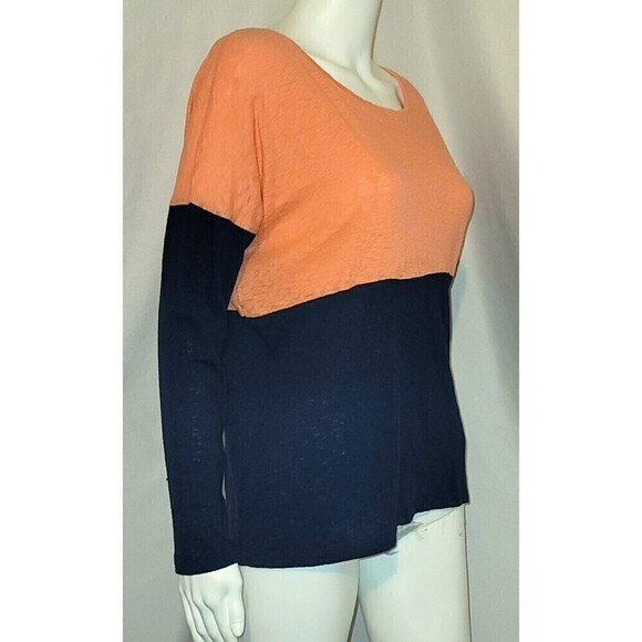 J. Crew Raglan Burnt Out Long Sleeve Tee - Size S - Picture 2 of 9